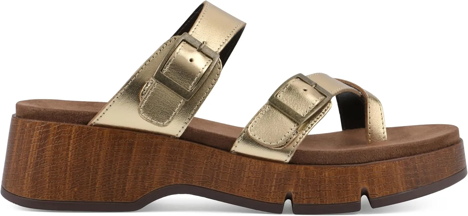 WHITE MOUNTAIN Women's Lefter Low Platform Sandal