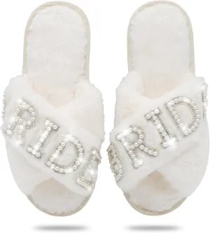 white slipper for women