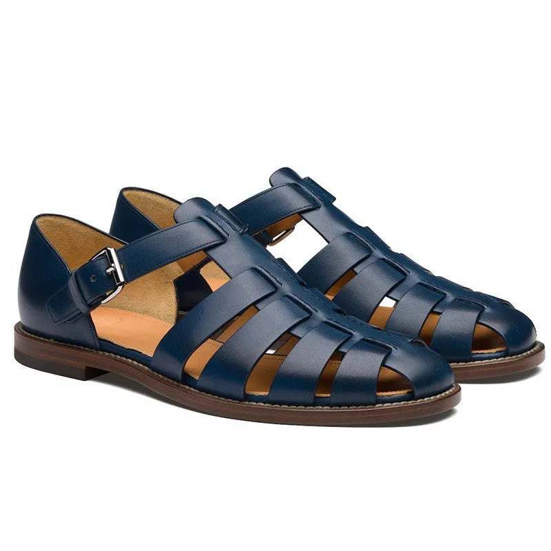 Wildking Men's Casual Closed Toe Breathable Beach Sandals C3014