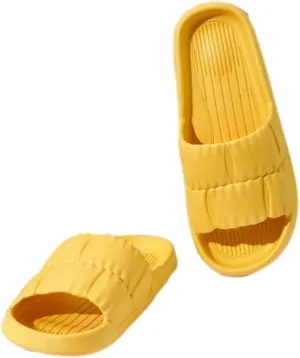 Women Soft Sole Cloud Slides Bathroom Slippers Indoor Outdoor Beach Sandals Summer Non Slip Flip Flops