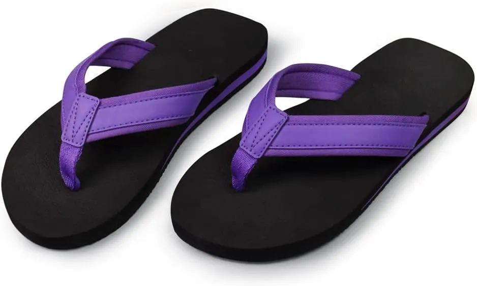Women's Flip-Flop Lightweight Sandals Comfortable Shock Proof Slippers Casual Thong Flip Flop for Women for Indoor and Outdoor Beach