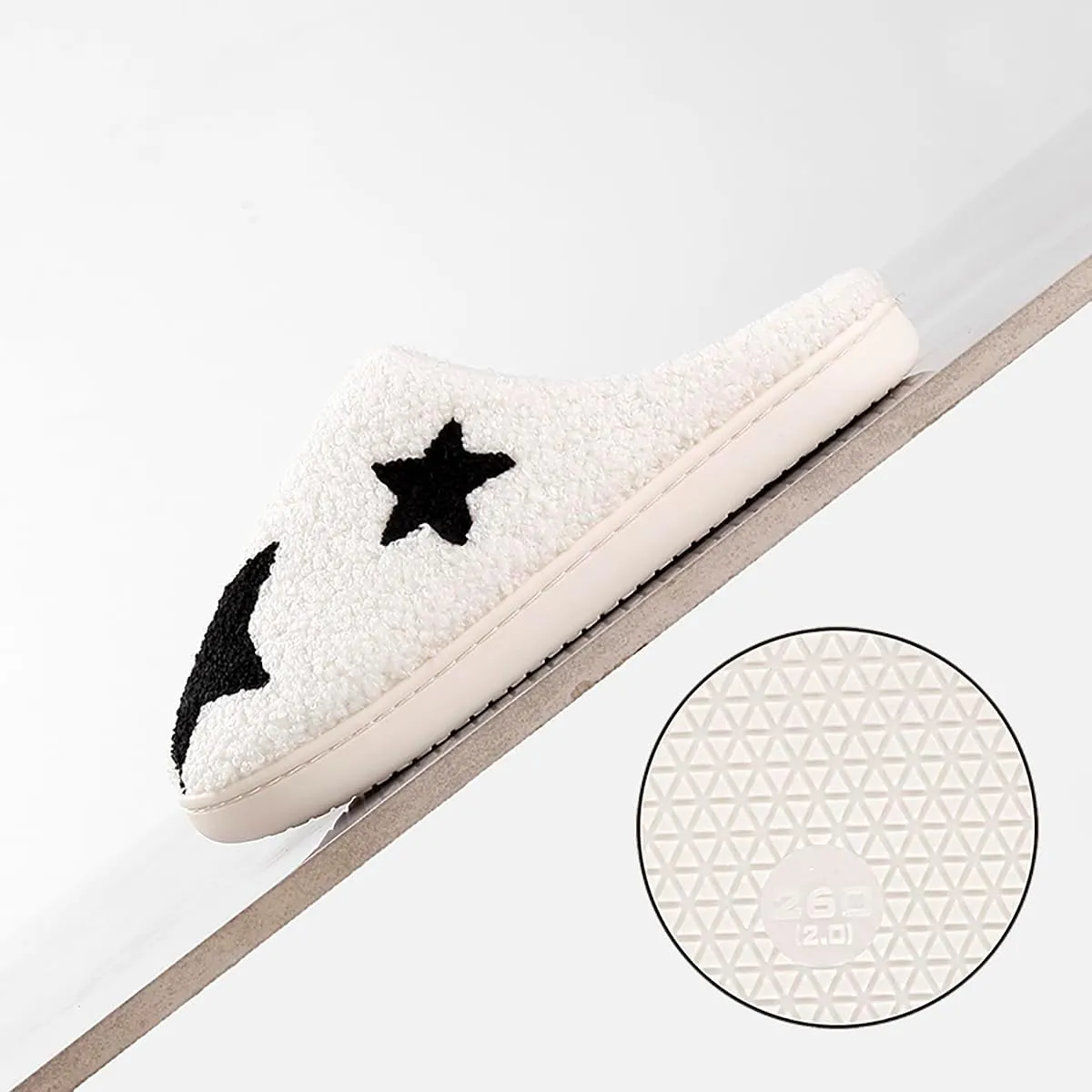 Women's Plush Warm Rose Flowers Slippers Cute Slip-on Cozy Fuzzy House Cotton Slippers