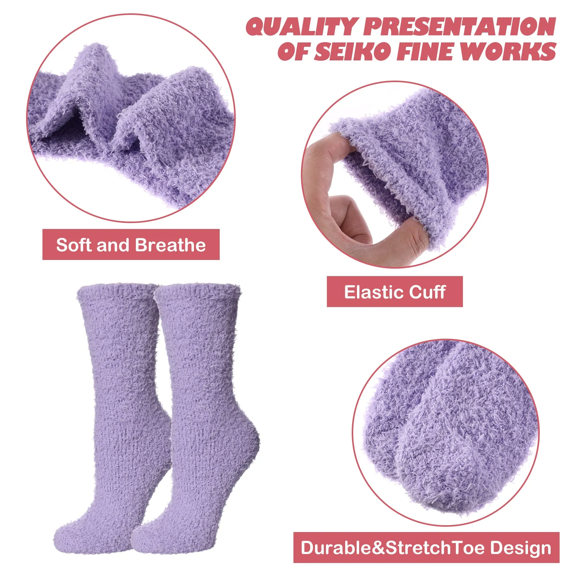 Womens Warm Slipper Socks