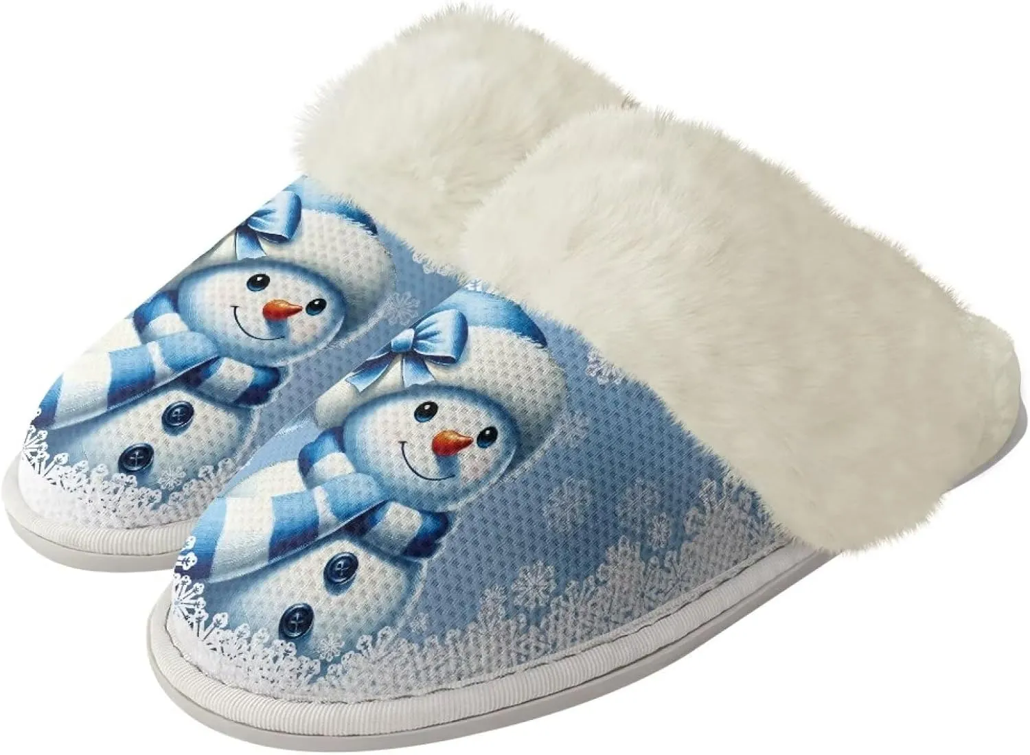 YEXIATODO Plush House Shoes Women Slippers Indoor Slipper for Winter Fuzzy Slippers for Men Unisex