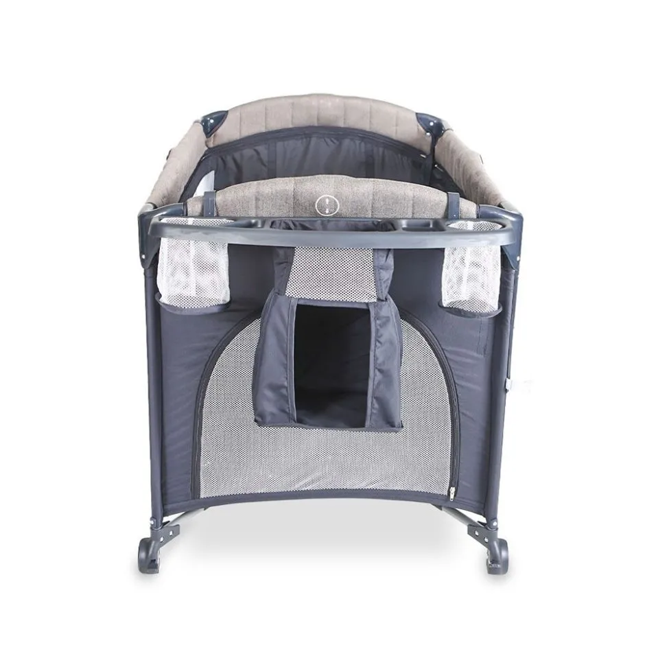 Zubaida's Tinnies Drop Side Play Pen Blue - T302-012