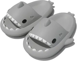 Zureto Shark Slides Unisex - Cute Rainbow Cloudy Sharks for Women Mens Adult