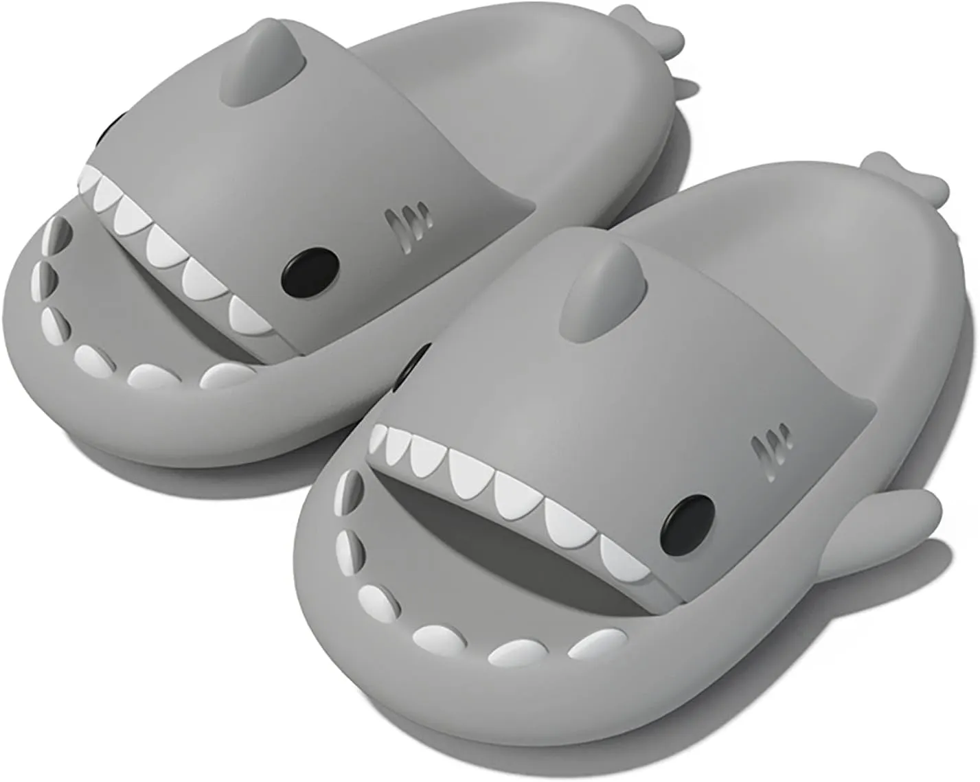 Zureto Shark Slides Unisex - Cute Rainbow Cloudy Sharks for Women Mens Adult
